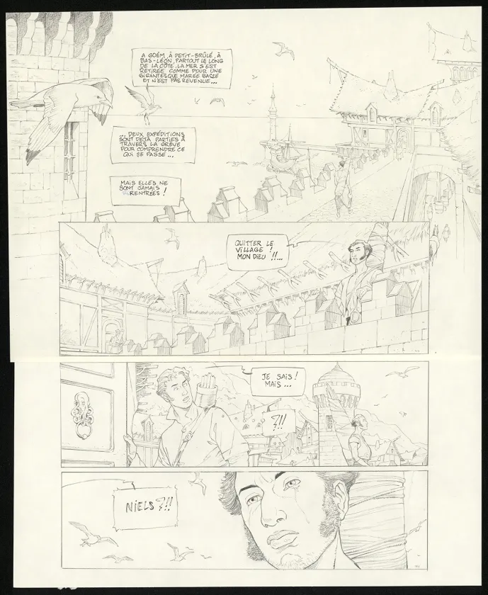 Planche noir et blanc, Sprague (T.1), Olivier Roman