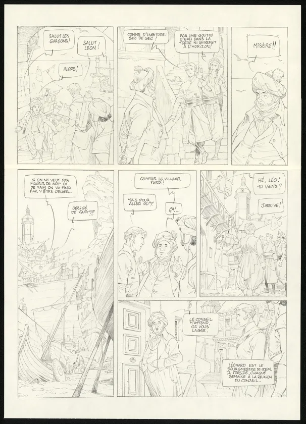 Planche noir et blanc, Sprague (T.1), Olivier Roman