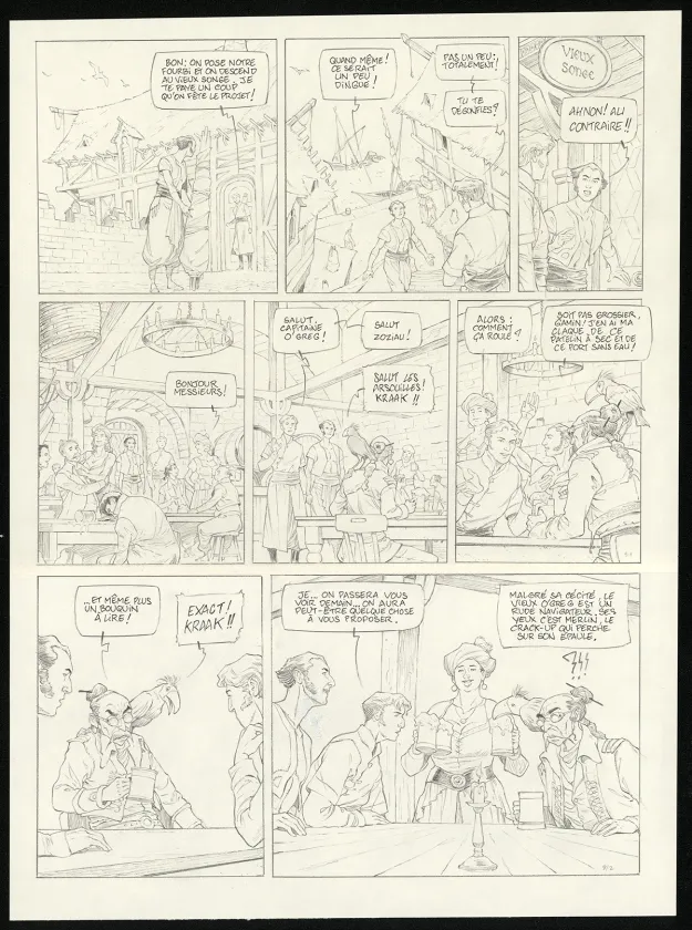 Planche noir et blanc, Sprague (T.1), Olivier Roman