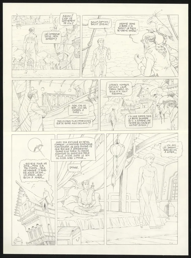 Planche noir et blanc, Sprague (T.1), Olivier Roman
