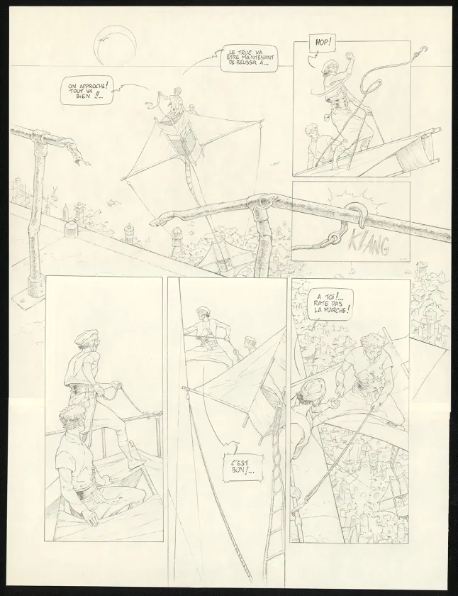 Planche noir et blanc, Sprague (T.1), Olivier Roman