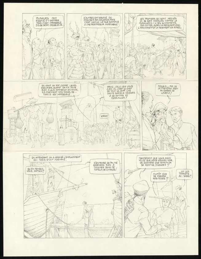 Planche noir et blanc, Sprague (T.1), Olivier Roman