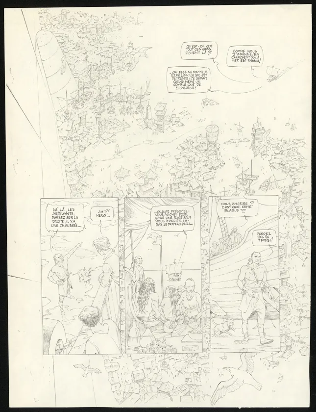 Planche noir et blanc, Sprague (T.1), Olivier Roman