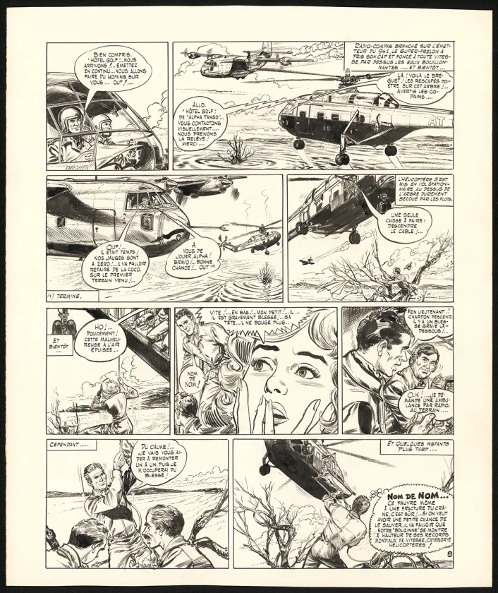 Planche noir et blanc, Claude Pascal