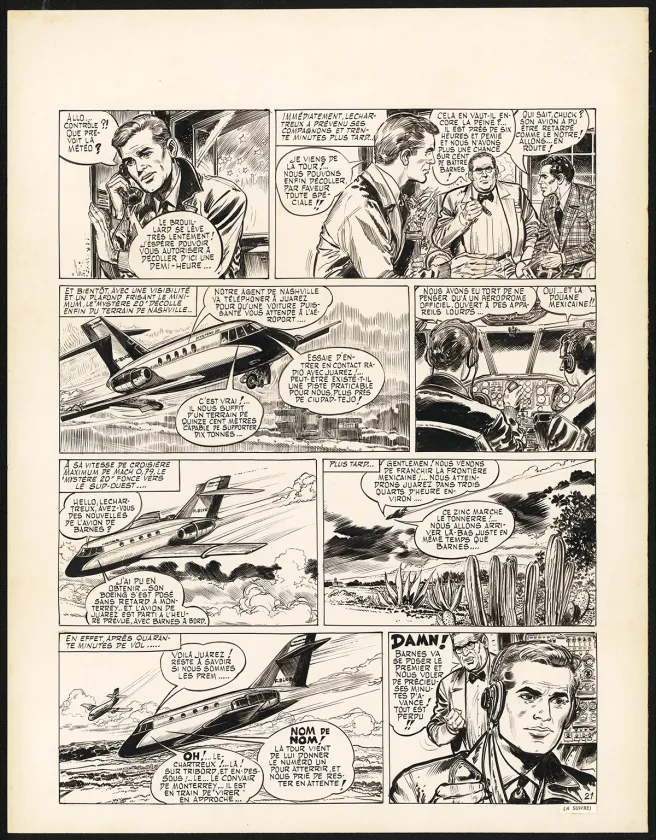 Planche noir et blanc, Claude Pascal