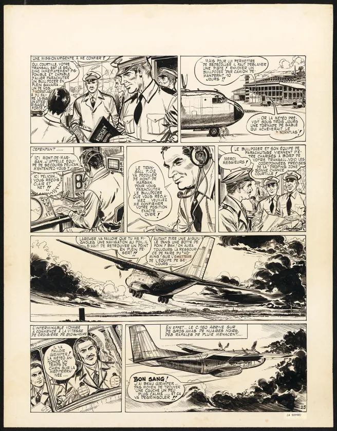 Planche noir et blanc, Claude Pascal