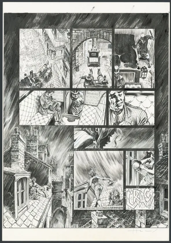 Planche noir et blanc, Shi, Au Commencement était la colère (T.1), Josep Homs