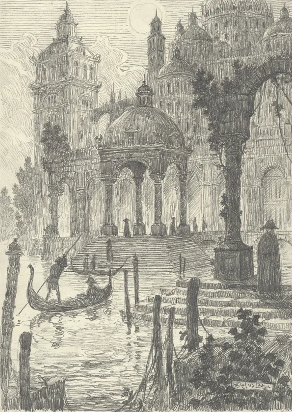 Illustration noir et blanc, Julien Delval
