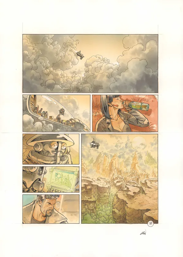 Planche couleur, Space Relic Hunters,  Grun