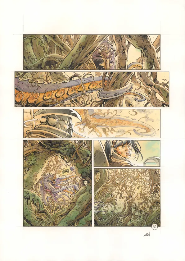 Planche couleur, Space Relic Hunters,  Grun