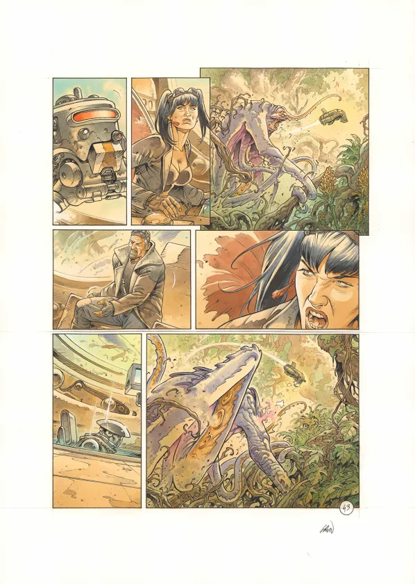 Planche couleur, Space Relic Hunters,  Grun