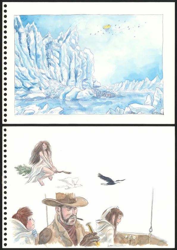 Planche couleur, Les Royaumes du Nord, Les Royaumes du Nord - 3 (T.3), Clément Oubrerie