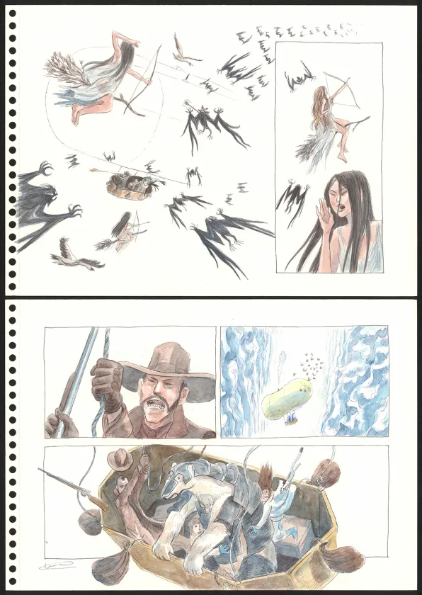 Planche couleur, Les Royaumes du Nord, Les Royaumes du Nord - 3 (T.3), Clément Oubrerie