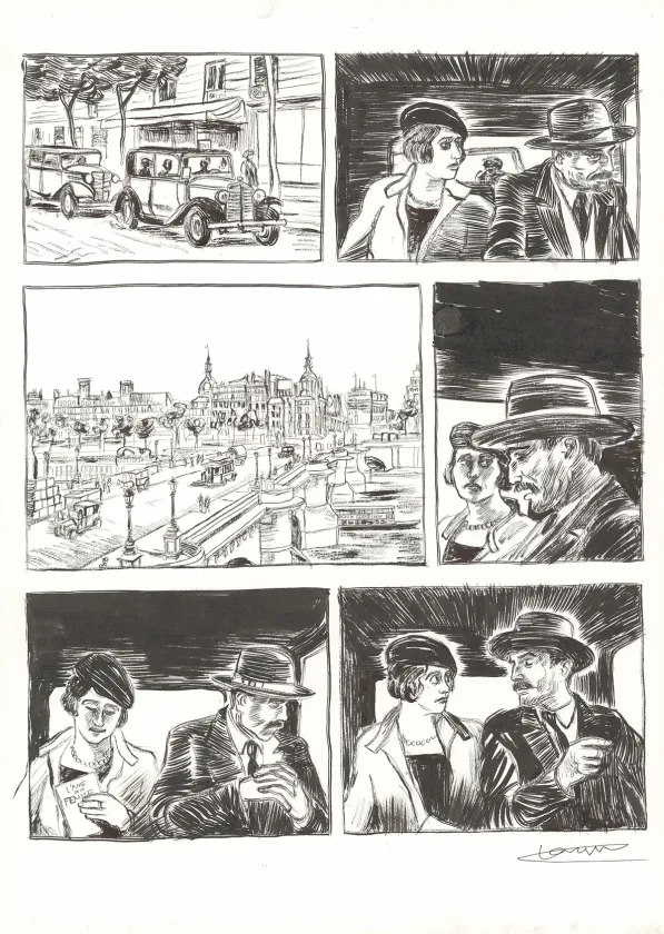 Planche noir et blanc, À mains nues, Tome 2 (T.2), Clément Oubrerie
