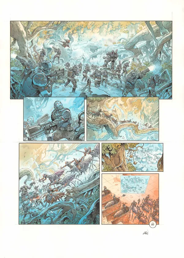 Planche couleur, Space Relic Hunters,  Grun