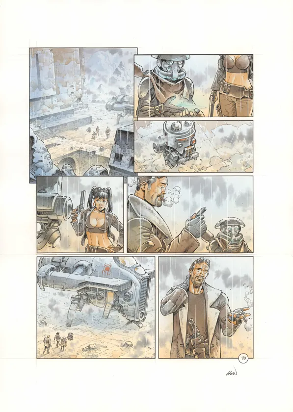 Planche couleur, Space Relic Hunters,  Grun