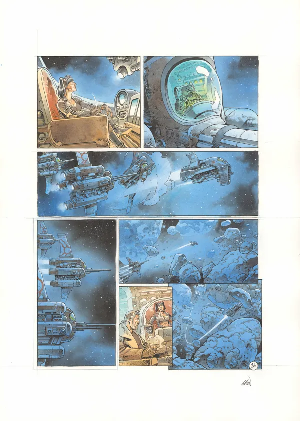 Planche couleur, Space Relic Hunters,  Grun