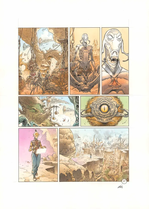Planche couleur, Space Relic Hunters,  Grun