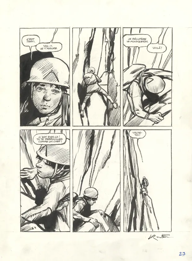 Planche noir et blanc, Ailefroide, altitude 3954, Jean-Marc Rochette