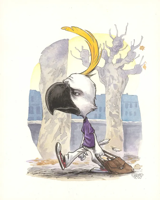 Illustration couleur,  Guznag