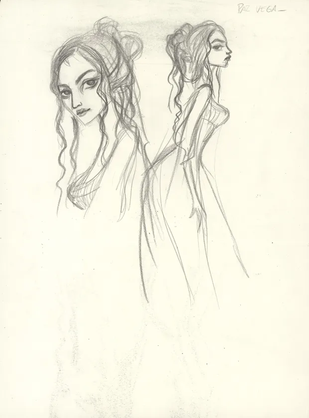 Sketch, Carmen, Benjamin Lacombe
