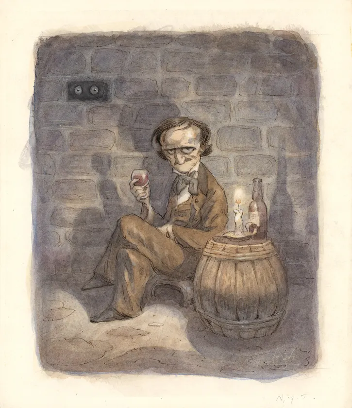 Colored illustration, Peter de Sève