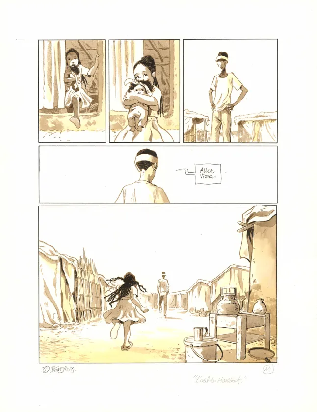 Planche couleur, L'OEil du marabout, Jean Denis Pendanx
