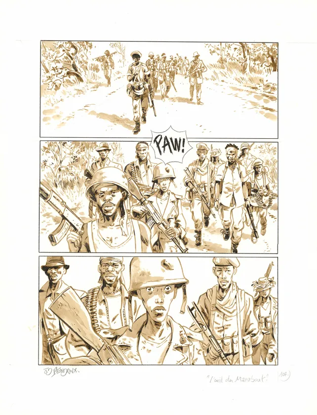 Planche couleur, L'OEil du marabout, Jean Denis Pendanx
