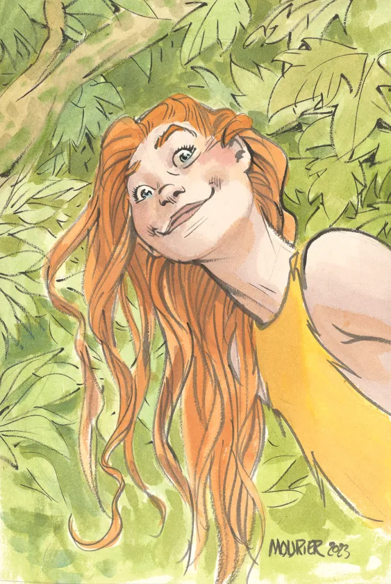 Illustration couleur, Trolls de Troy, Jean-Louis Mourier
