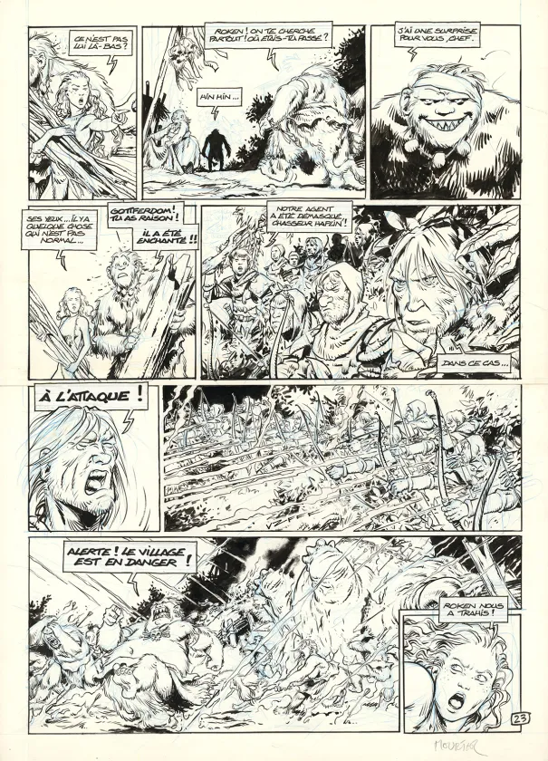 Planche noir et blanc, Trolls de Troy, Histoires trolles (T.1), Jean-Louis Mourier