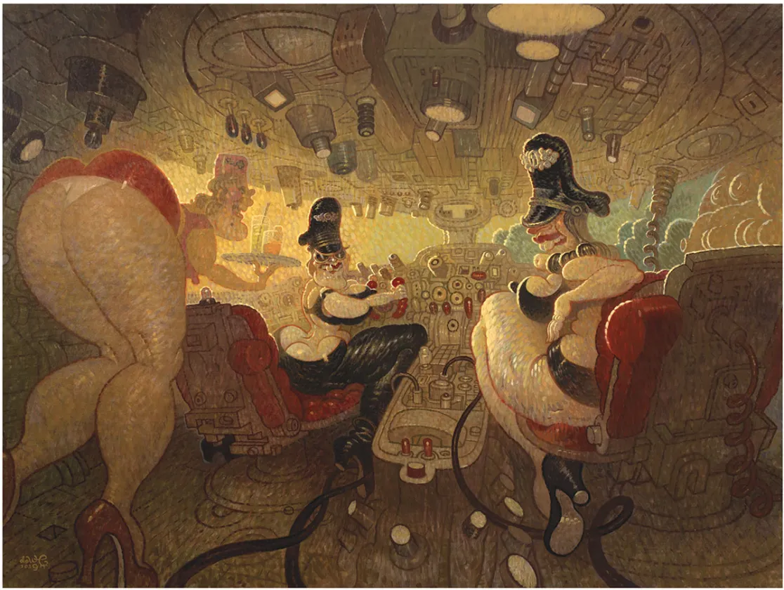 Peinture, Pillowy, the Art of Dave Cooper, Dave Cooper