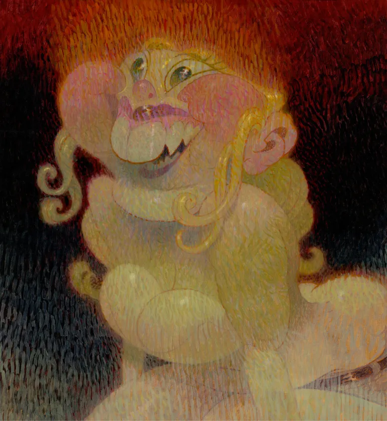 Peinture, Dog Head, Dave Cooper