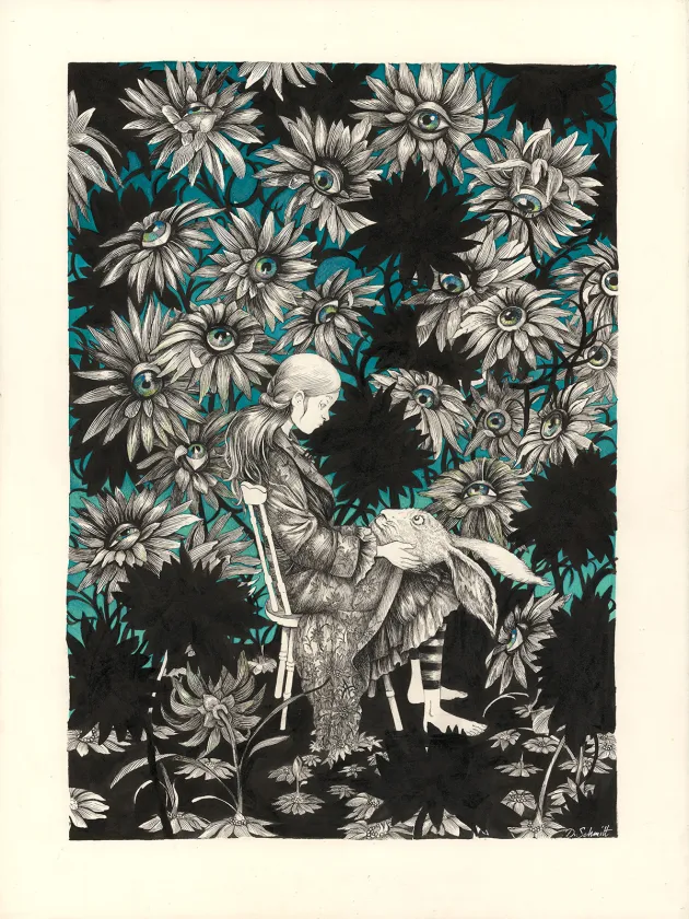 Colored illustration, Daria Schmitt