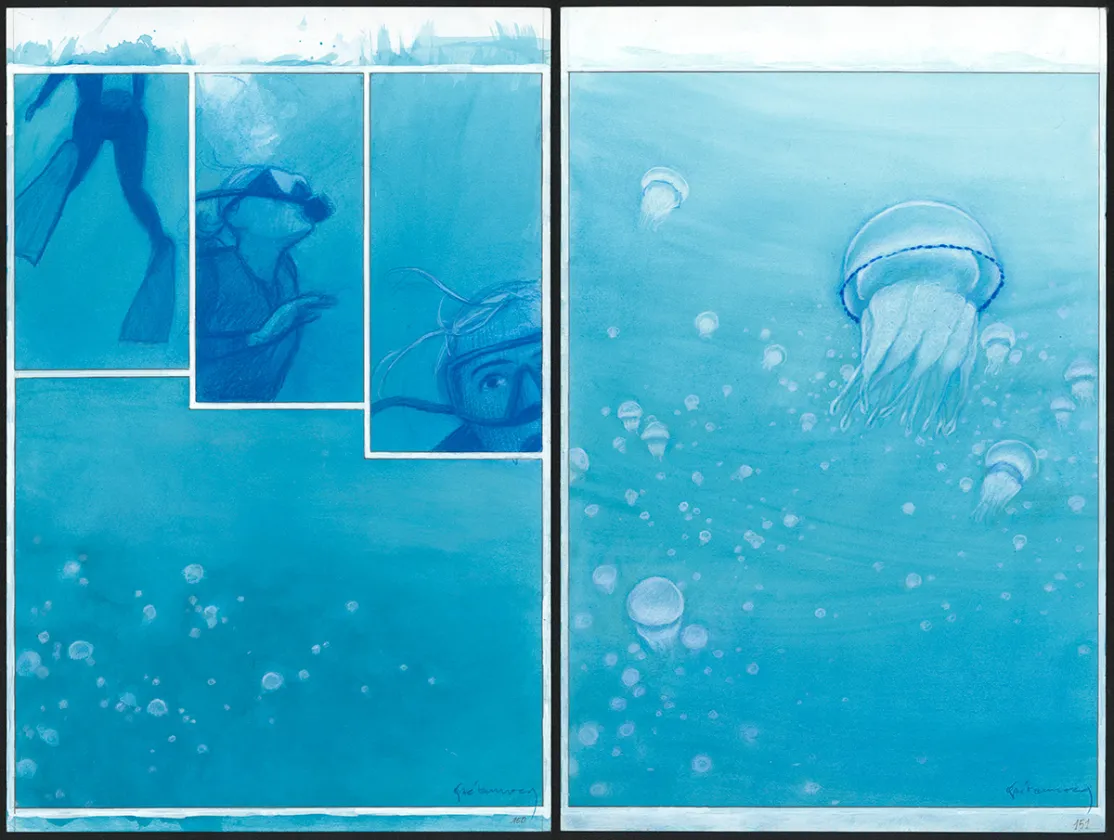 Planche couleur, Octopolis, Gaétan Nocq