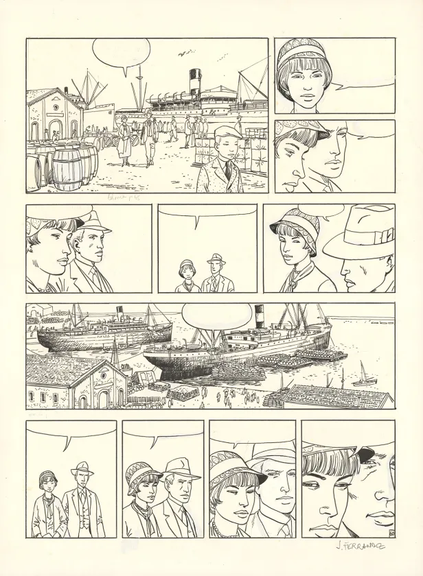 Planche couleur, Jacques Ferrandez