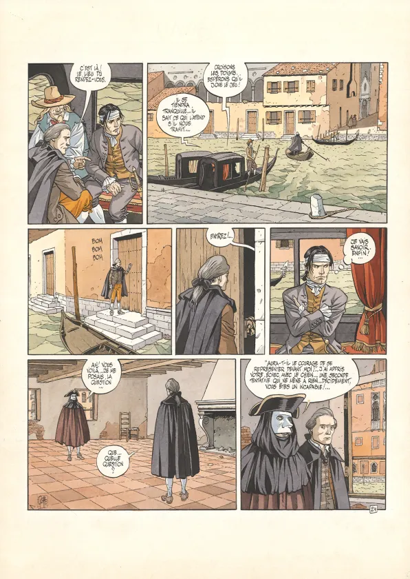 Planche couleur, Giacomo C., L'Heure qui tue (T.9),  Griffo