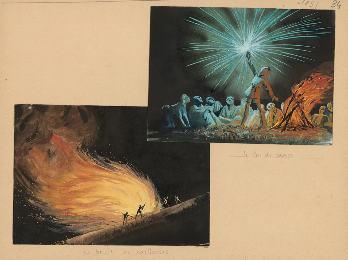 Illustration couleur, Du temps que j'étais "Boiscout", Pierre Joubert