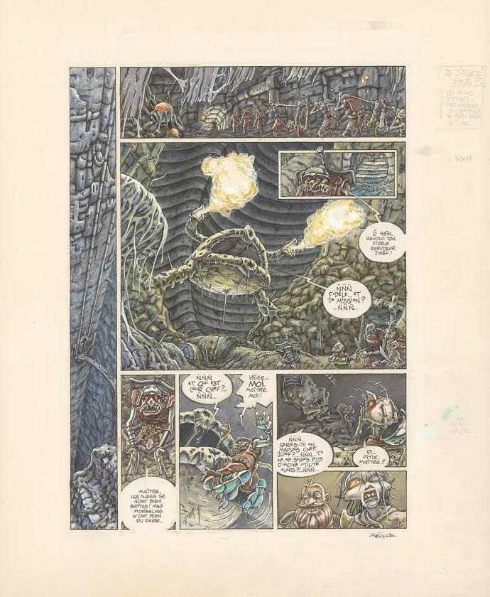 Planche couleur, Légendes des Contrées oubliées, Le Pays des songes (T.2), Thierry Ségur
