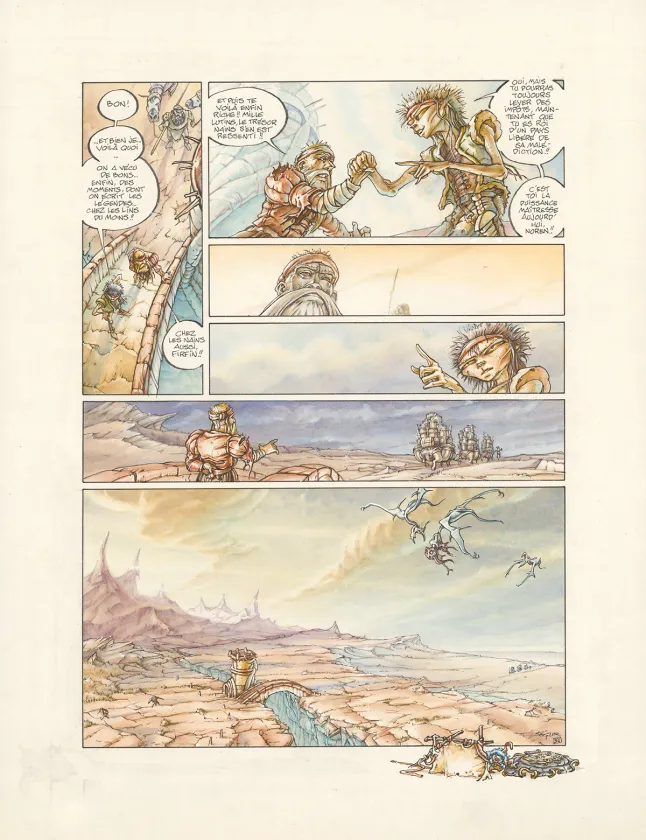 Planche couleur, Légendes des Contrées oubliées, Le Sang des rois (T.3), Thierry Ségur