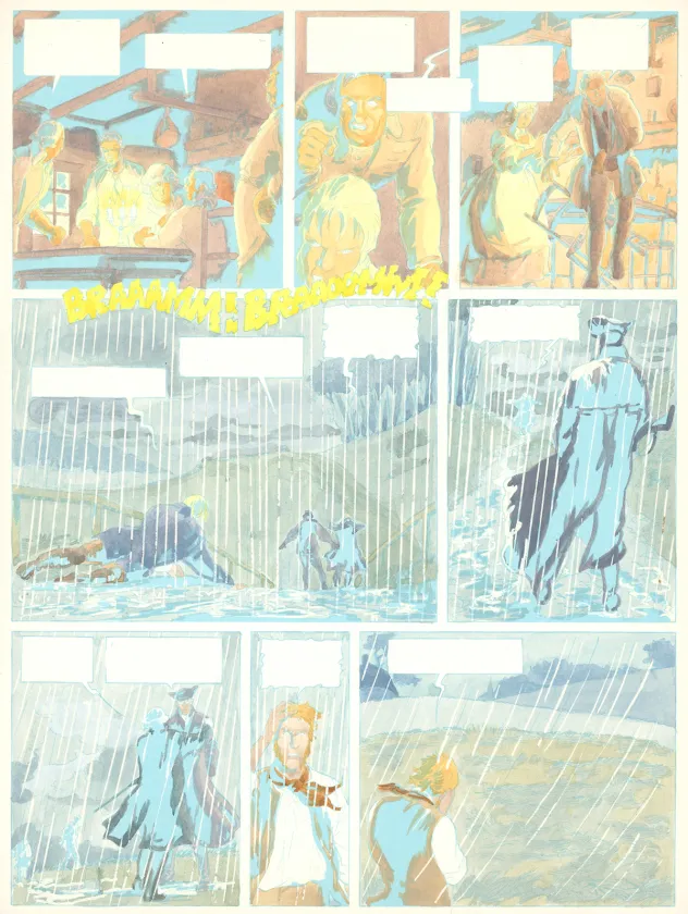Color layout, Louis la Guigne, Fureur (T.8), Jean-Paul Dethorey