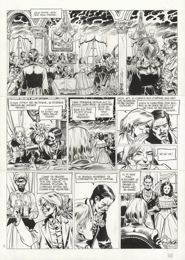 Planche noir et blanc, Louisiana, La Couleur du Sang (T.2), Gontran Toussaint
