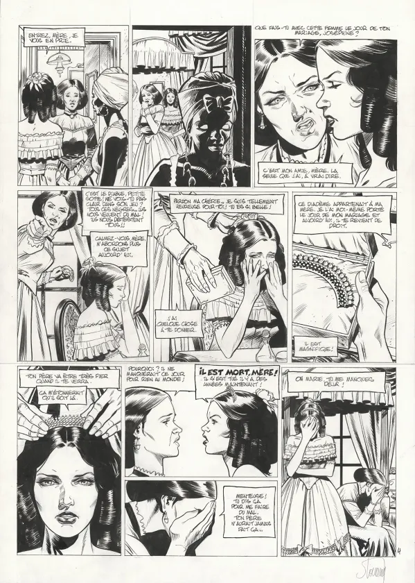 Planche noir et blanc, Louisiana, La Couleur du Sang (T.2), Gontran Toussaint