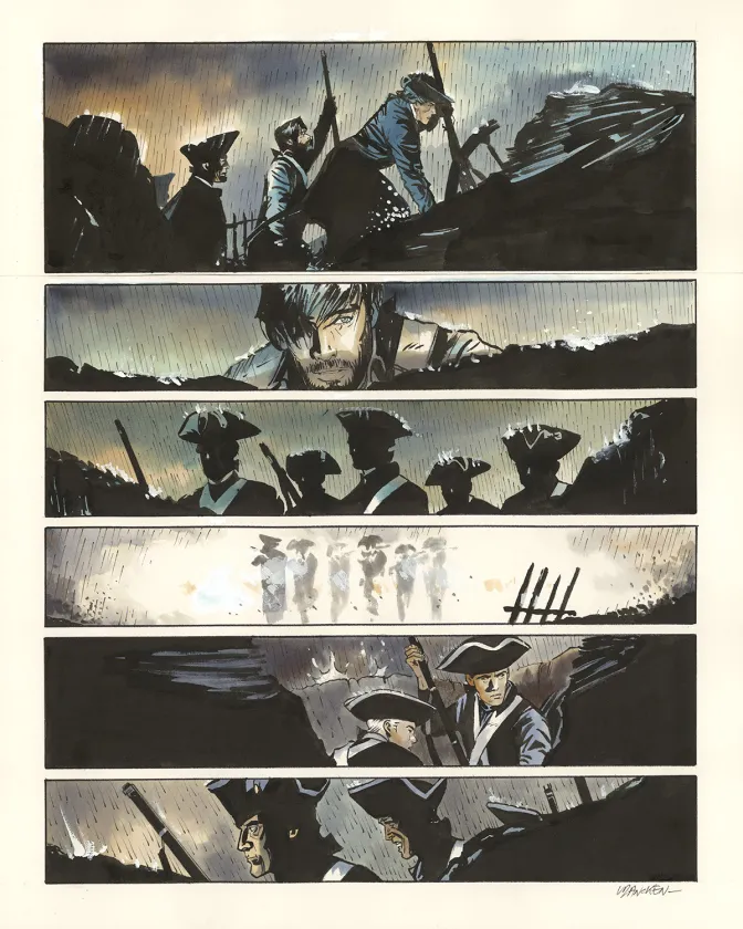 Planche couleur, Nouvelle France, Bernard Vrancken