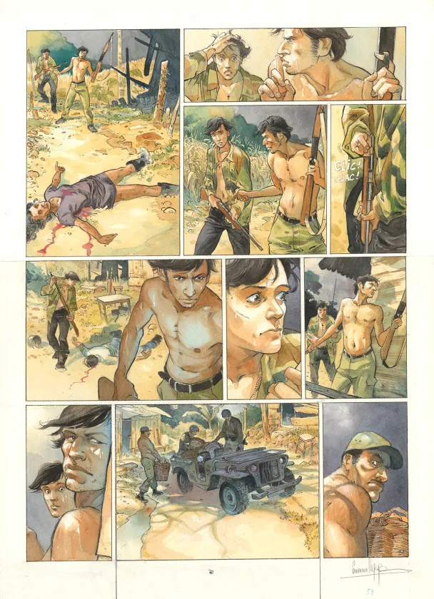 Planche couleur, Muchacho, Tome 2 (T.2), Emmanuel Lepage