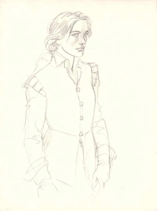 Sketch, Plume aux Vents, André Juillard