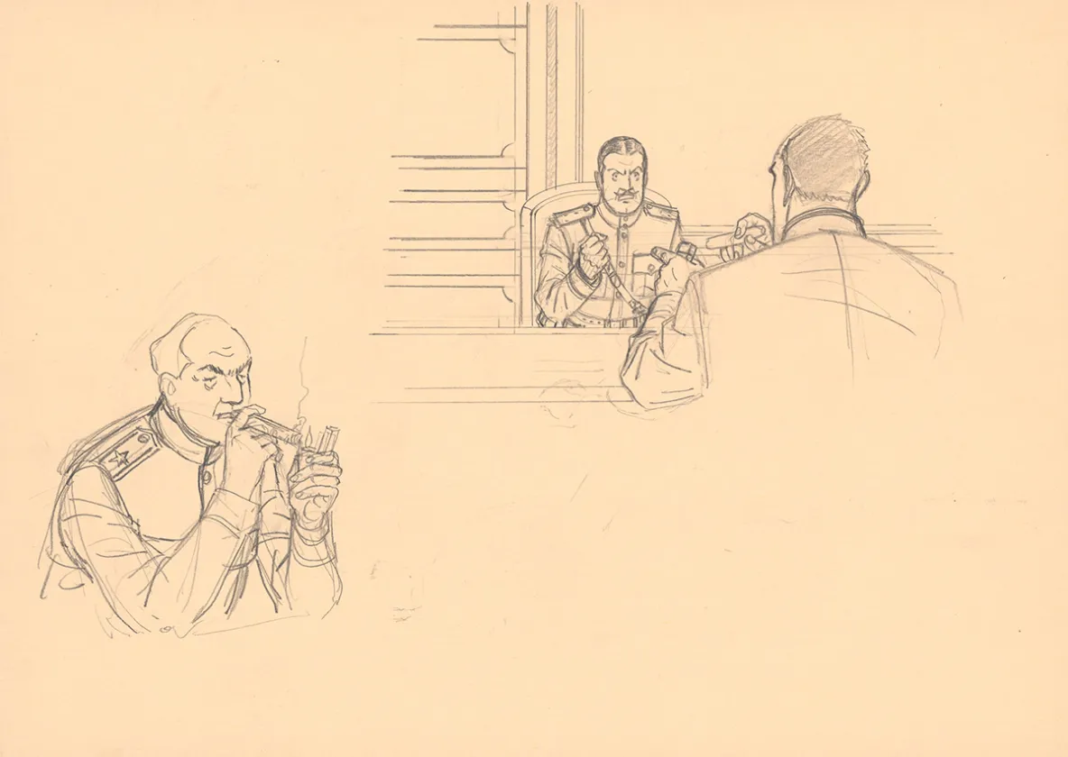 Crayonné, Blake et Mortimer, La Machination Voronov (T.14), André Juillard