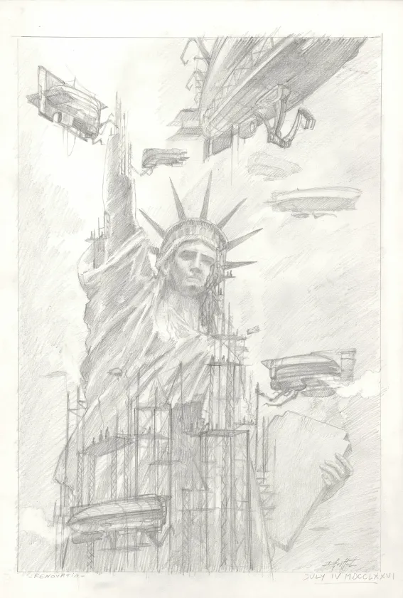Sketch, Steampunk, Didier Graffet
