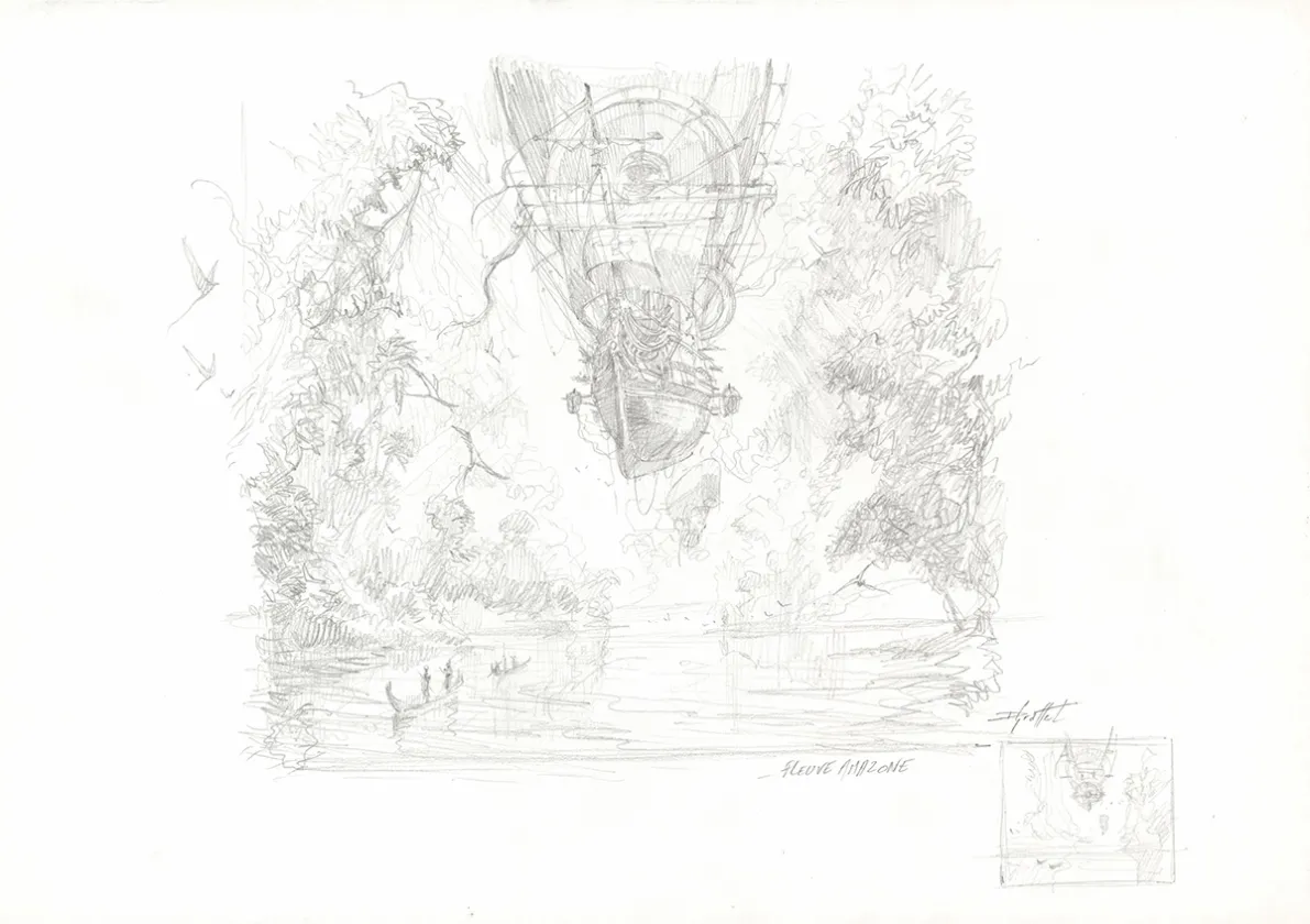 Sketch, Steampunk, Didier Graffet