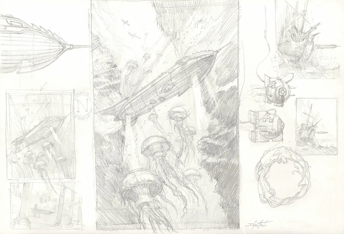 Sketch, Steampunk, Didier Graffet