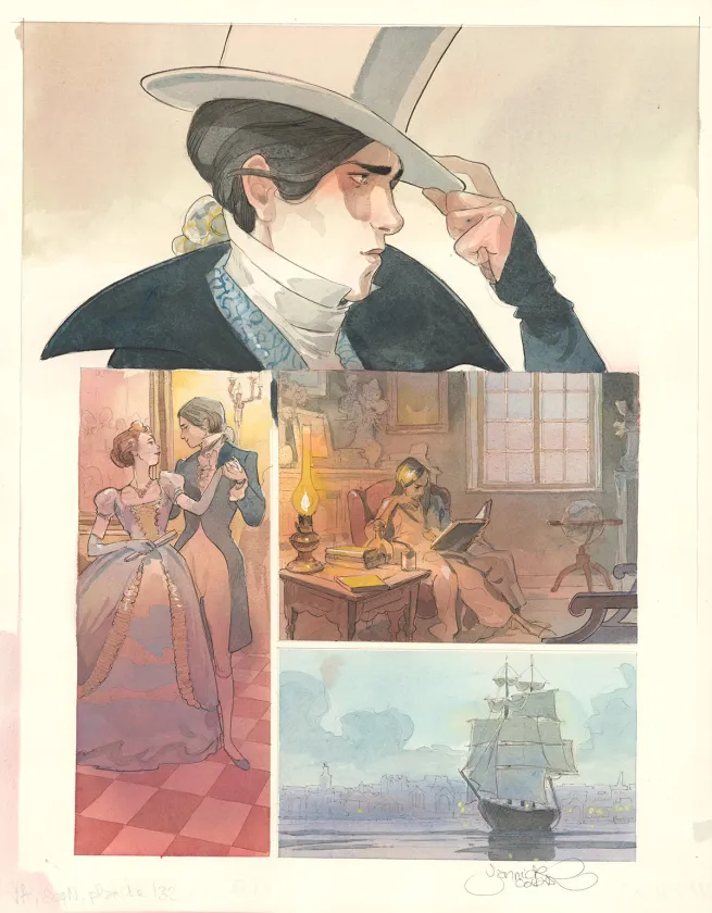 Planche couleur, Le Voleur d'amour, Yannick Corboz